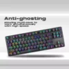 Keyboard Black GameStop GS200 Full ARGB TKL Mechanical Gaming Keyboard Black