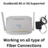 HG6821M 5DBI 4GE Fiberhome EPON/GPON/XPON ONU 5v5 Dual Band WiFi router 2.4G+5G FTTH Modem second hand (Branded Used)