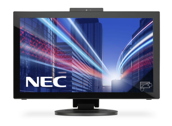 23 inch NEC Touch Screen (Multi Touch 10 point) Monitor with speakers and webcam.
