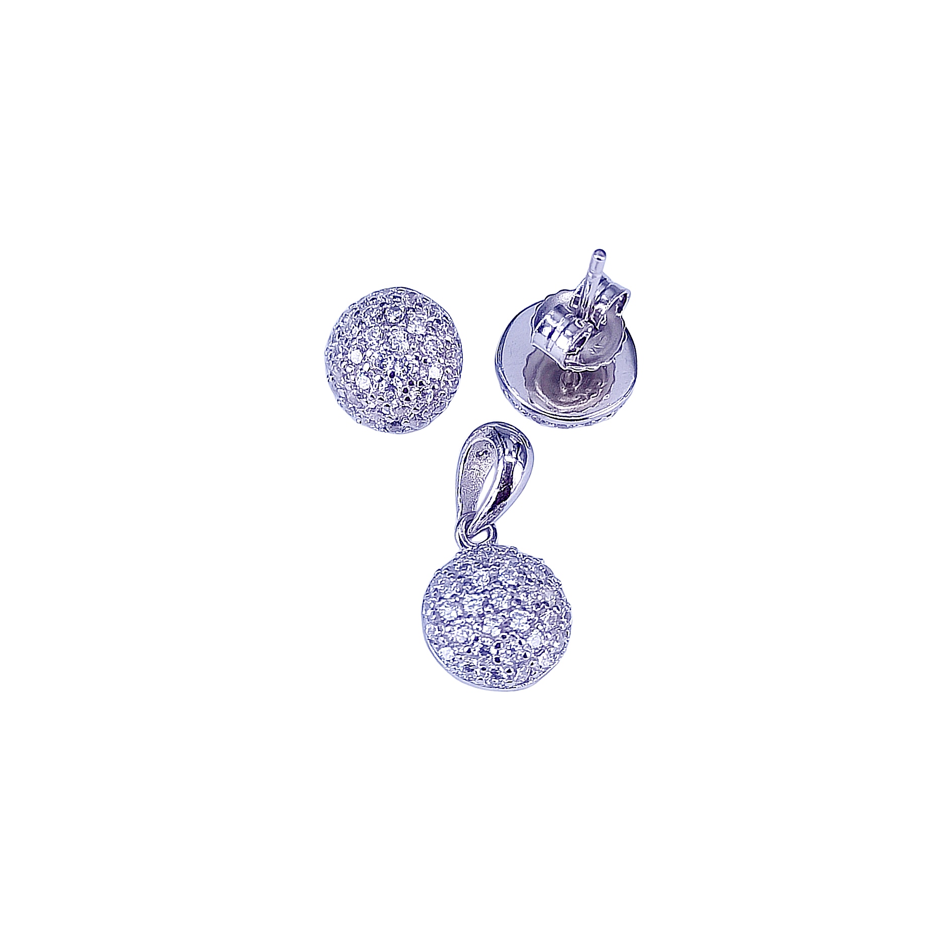 PST00088 – Half Ball Shap Pendant Set - Image 3