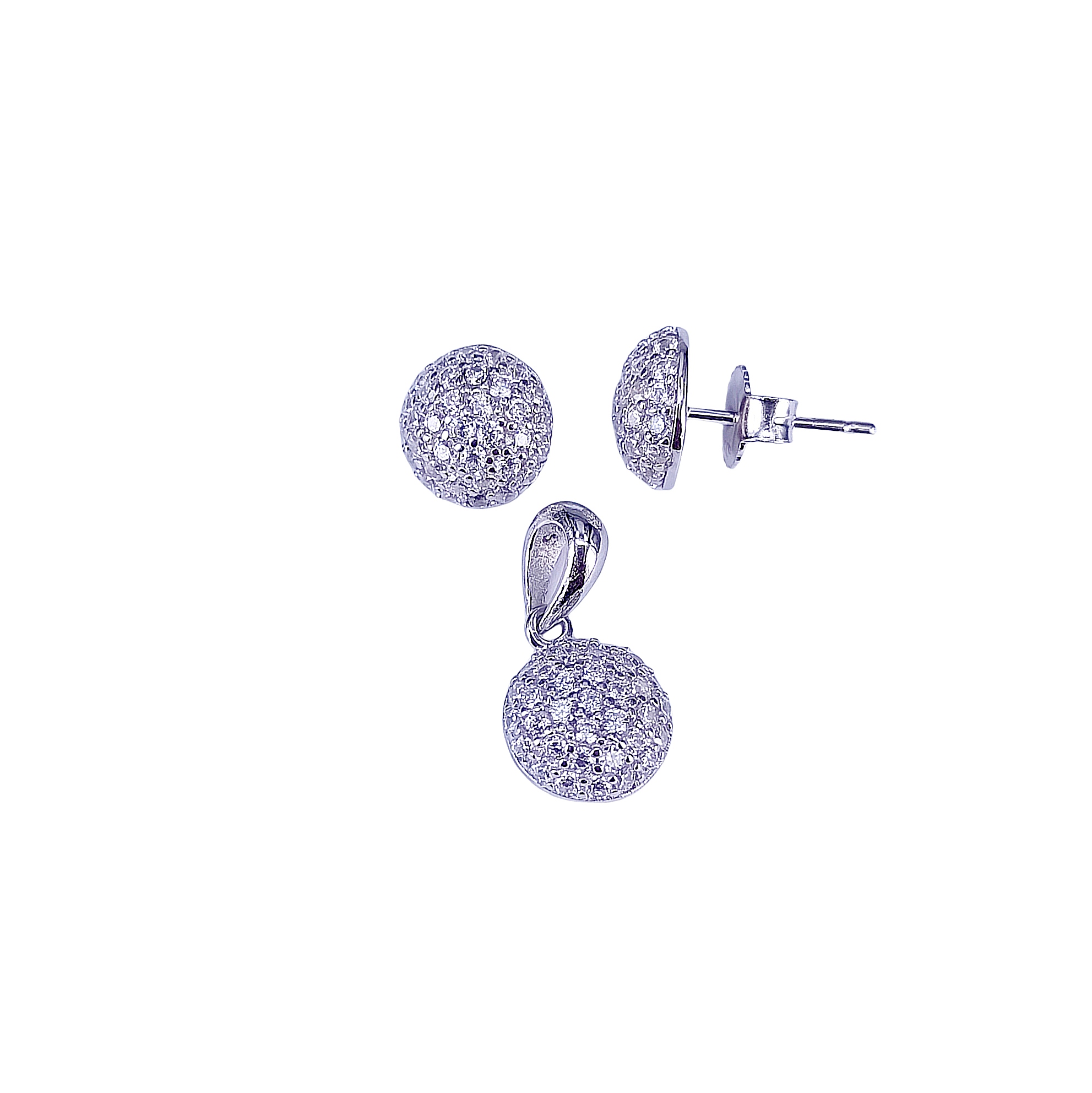 PST00088 – Half Ball Shap Pendant Set - Image 2