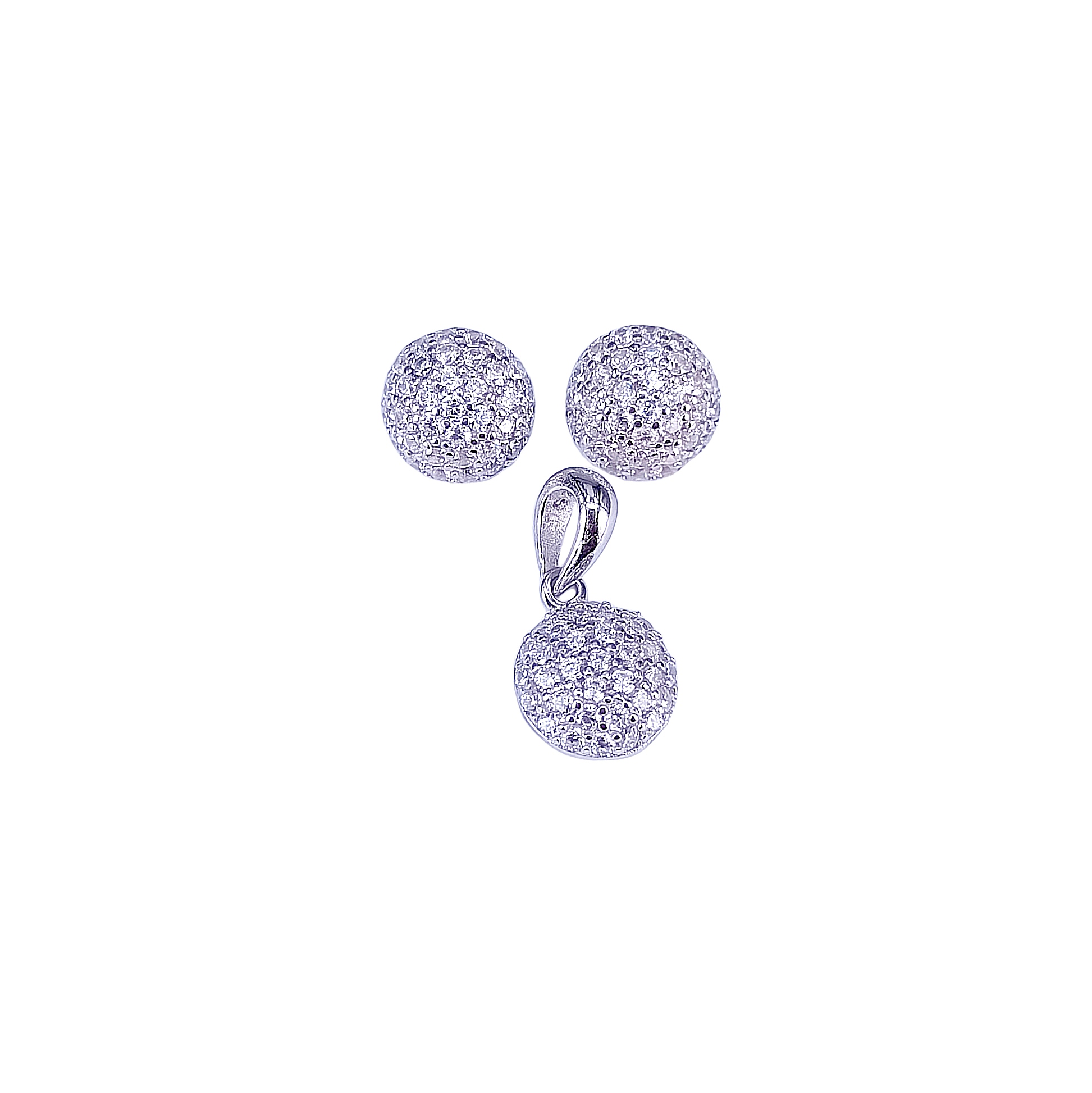PST00088 – Half Ball Shap Pendant Set