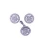 PST00099 – Round Micro Pave Pendant Set
