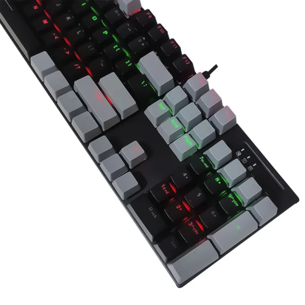 Zidli	ZK100 Mechanical RGB Gaming Keyboard With Blue Switches NEW With Box.
