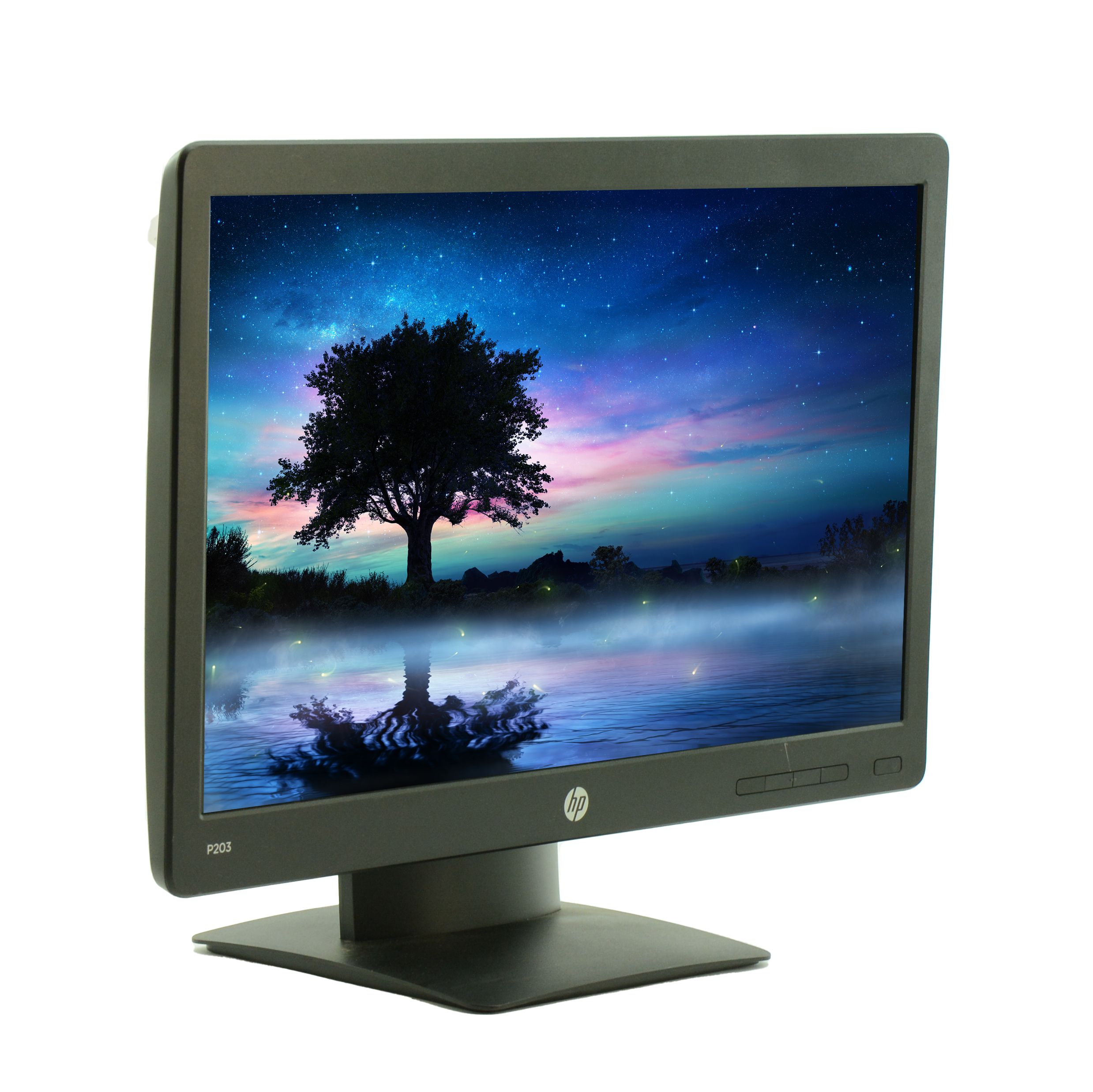 20″ Inches HP ProDisplay P203 LED HD 1600×900 VGA DisplayPort 5ms Anti-Glare Tilt Adjustable Black - Image 3