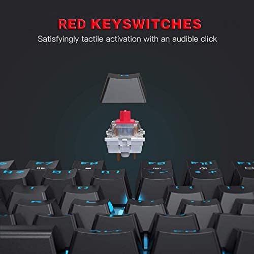MOTOSPEED CK104 RGB Mechanical Gaming Keyboard with Outemu Red Switches - Image 5