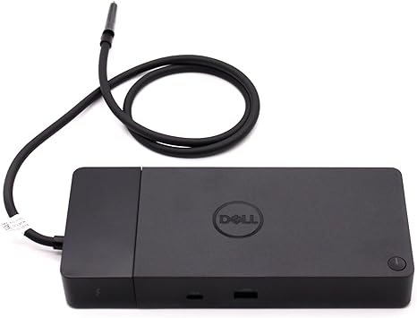 Dell WD22TB4 Thunderbolt 4 Docking Station ? Professional Dock with USB-C + HDMI + Dual DisplayPort + Ethernet + Audio Ports, 180W Power Delivery, Supports Dual 4K/Single 8K Displays, without Adopter