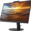 24″ Inch Lenovo T24v-10 Full HD IPS Monitor 4 ms, HDMI + DisplayPort, Webcam, Dual Mics, Eye Comfort Certified