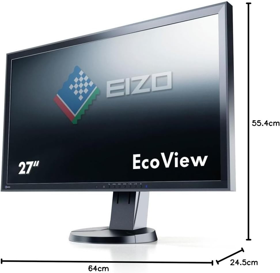 27″ Inches Eizo EV2736W Borderless IPS 2K HDMI DisplayPort Speakers 6ms Hardware Calibration - Image 4