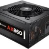Corsair AX 860 860W Fully Modular Power Supply 80 Plus Platinum Certified Quiet and Efficient PSU