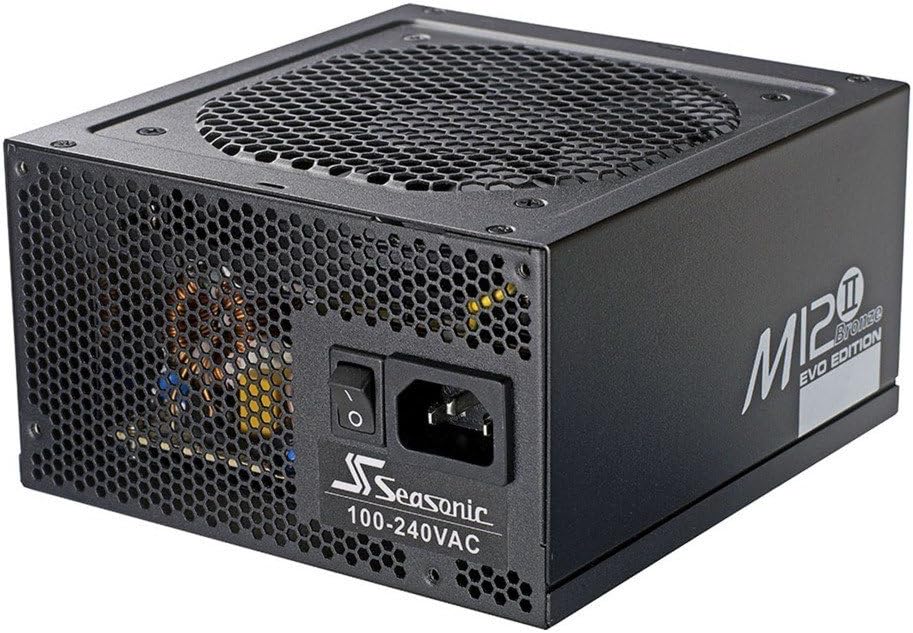 Seasonic SS-620GM 620W Power Supply 80 Plus Bronze Certified Semi-Modular Design with Silent Fan