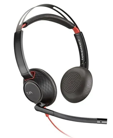 Plantronics C5220 Dual Ear without Pouch Noise-Canceling Black USB - Image 3