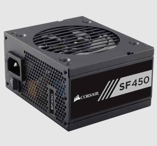 Corsair SF450 450W Fully Modular SFX Power Supply 80 Plus Gold Certified Compact PSU for Small Builds