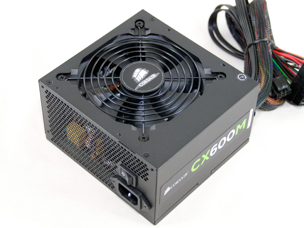 Corsair CX 600M 600W Semi-Modular Power Supply 80 Plus Bronze Certified Efficient and Reliable