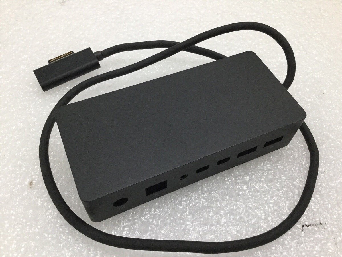 Microsoft Surface Pro 3 Docking Station (Model 1661) ? Mini DisplayPort + USB 3.0 + Ethernet + Audio Out, Supports Surface Pro 3 and Pro 4, Adopter is included