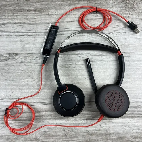 Plantronics C5220 Dual Ear without Pouch Noise-Canceling Black USB - Image 4